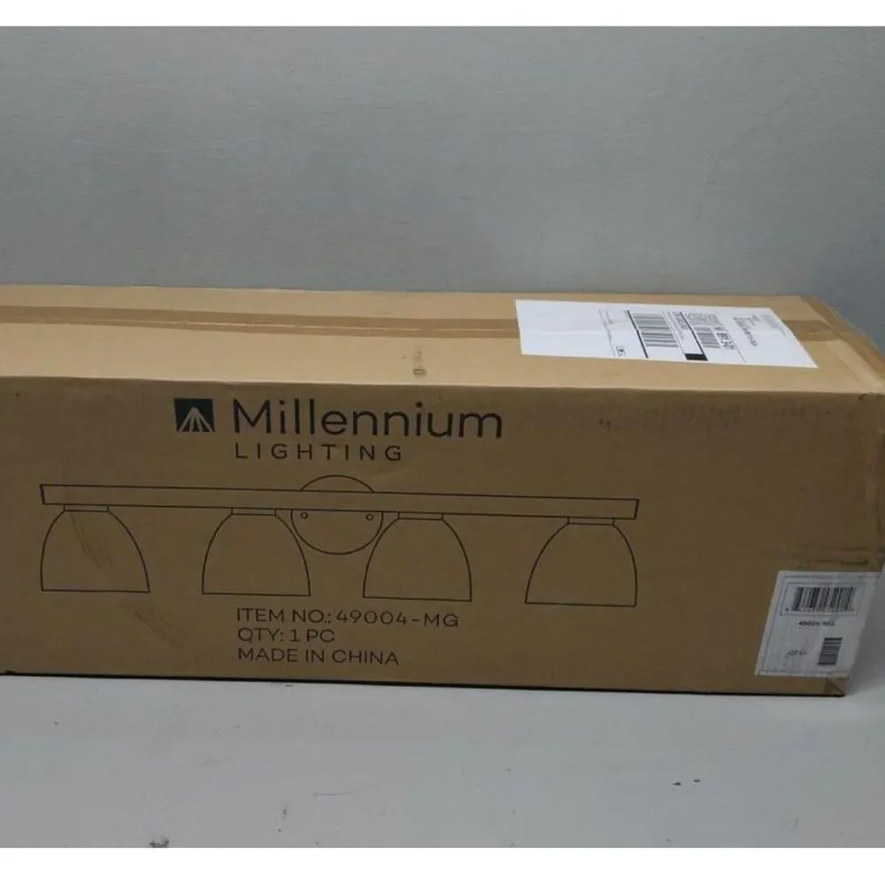 Brand New Millennium Lighting Apria 33″ 4-Light Vanity – Modern Gold